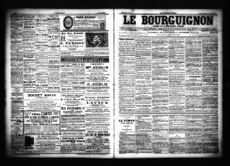 3 vues  - Le Bourguignon : journal de la démocratie radicale, n° 276, vendredi 22 novembre 1901 (ouvre la visionneuse)
