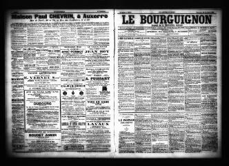 3 vues  - Le Bourguignon : journal de la démocratie radicale, n° 278, dimanche 24 novembre 1901 (ouvre la visionneuse)