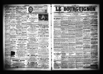 3 vues  - Le Bourguignon : journal de la démocratie radicale, n° 288, vendredi 6 décembre 1901 (ouvre la visionneuse)