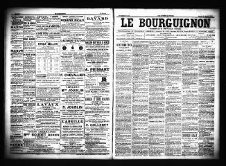3 vues  - Le Bourguignon : journal de la démocratie radicale, n° 26, samedi 1er février 1902 (ouvre la visionneuse)