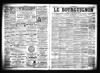 3 vues  - Le Bourguignon : journal de la démocratie radicale, n° 36, jeudi 13 février 1902 (ouvre la visionneuse)