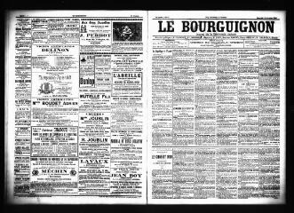 3 vues  - Le Bourguignon : journal de la démocratie radicale, n° 47, mercredi 26 février 1902 (ouvre la visionneuse)