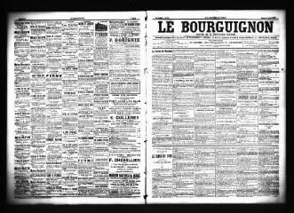 3 vues  - Le Bourguignon : journal de la démocratie radicale, n° 52, mardi 4 mars 1902 (ouvre la visionneuse)