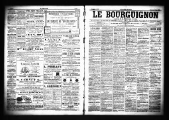 3 vues  - Le Bourguignon : journal de la démocratie radicale, n° 57, dimanche 9 mars 1902 (ouvre la visionneuse)