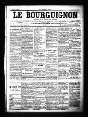 3 vues  - Le Bourguignon : journal de la démocratie radicale, n° 59, mercredi 12 mars 1902 (ouvre la visionneuse)