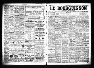 3 vues  - Le Bourguignon : journal de la démocratie radicale, n° 79, samedi 5 avril 1902 (ouvre la visionneuse)