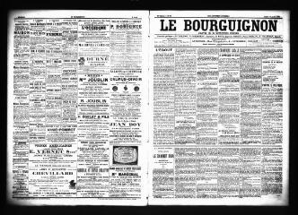 3 vues  - Le Bourguignon : journal de la démocratie radicale, n° 83, jeudi 10 avril 1902 (ouvre la visionneuse)