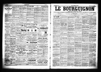 3 vues  - Le Bourguignon : journal de la démocratie radicale, n° 97, mercredi 23 avril 1902 (ouvre la visionneuse)