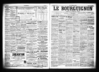 3 vues  - Le Bourguignon : journal de la démocratie radicale, n° 100, samedi 26 avril 1902 (ouvre la visionneuse)