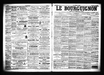 3 vues  - Le Bourguignon : journal de la démocratie radicale, n° 101, dimanche 27 avril 1902 (ouvre la visionneuse)