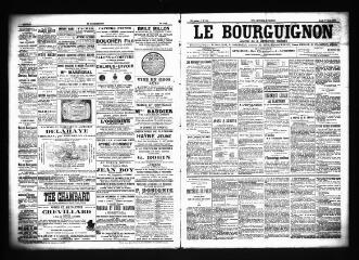 3 vues  - Le Bourguignon : journal de la démocratie radicale, n° 104, jeudi 1er mai 1902 (ouvre la visionneuse)