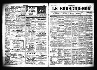 3 vues  - Le Bourguignon : journal de la démocratie radicale, n° 105, vendredi 2 mai 1902 (ouvre la visionneuse)