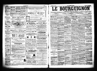 3 vues  - Le Bourguignon : journal de la démocratie radicale, n° 113, dimanche 11 mai 1902 (ouvre la visionneuse)
