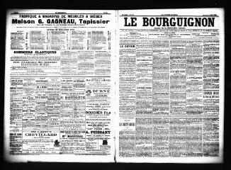 3 vues  - Le Bourguignon : journal de la démocratie radicale, n° 119, dimanche 18 mai 1902 (ouvre la visionneuse)