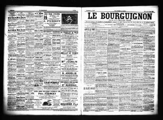 3 vues  - Le Bourguignon : journal de la démocratie radicale, n° 120, mercredi 21 mai 1902 (ouvre la visionneuse)