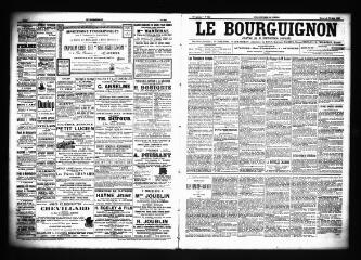 3 vues  - Le Bourguignon : journal de la démocratie radicale, n° 126, mercredi 28 mai 1902 (ouvre la visionneuse)