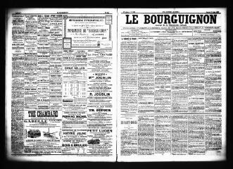 3 vues  - Le Bourguignon : journal de la démocratie radicale, n° 129, samedi 31 mai 1902 (ouvre la visionneuse)