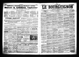3 vues  - Le Bourguignon : journal de la démocratie radicale, n° 132, mercredi 4 juin 1902 (ouvre la visionneuse)