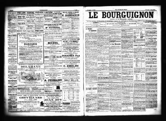 3 vues  - Le Bourguignon : journal de la démocratie radicale, n° 136, dimanche 8 juin 1902 (ouvre la visionneuse)