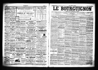 3 vues  - Le Bourguignon : journal de la démocratie radicale, n° 140, vendredi 13 juin 1902 (ouvre la visionneuse)