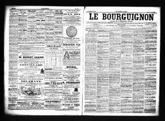 3 vues  - Le Bourguignon : journal de la démocratie radicale, n° 145, jeudi 19 juin 1902 (ouvre la visionneuse)