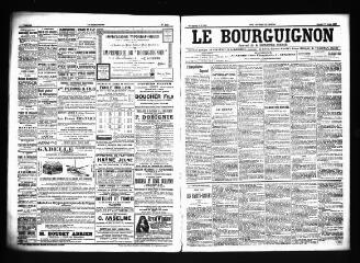 3 vues  - Le Bourguignon : journal de la démocratie radicale, n° 153, samedi 28 juin 1902 (ouvre la visionneuse)