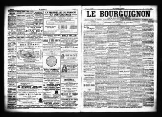 3 vues  - Le Bourguignon : journal de la démocratie radicale, n° 157, jeudi 3 juillet 1902 (ouvre la visionneuse)