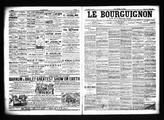 3 vues  - Le Bourguignon : journal de la démocratie radicale, n° 162, mercredi 9 juillet 1902 (ouvre la visionneuse)