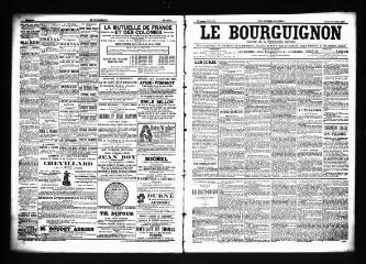 3 vues  - Le Bourguignon : journal de la démocratie radicale, n° 174, jeudi 24 juillet 1902 (ouvre la visionneuse)