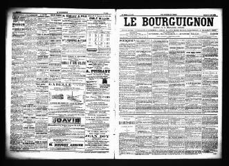 3 vues  - Le Bourguignon : journal de la démocratie radicale, n° 182, samedi 2 août 1902 (ouvre la visionneuse)
