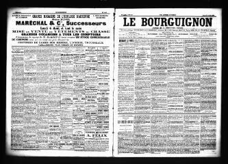 3 vues  - Le Bourguignon : journal de la démocratie radicale, n° 195, mardi 19 août 1902 (ouvre la visionneuse)