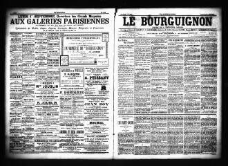 3 vues  - Le Bourguignon : journal de la démocratie radicale, n° 204, vendredi 29 août 1902 (ouvre la visionneuse)