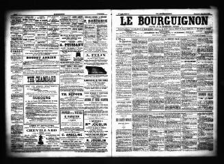 3 vues  - Le Bourguignon : journal de la démocratie radicale, n° 208, mercredi 3 septembre 1902 (ouvre la visionneuse)