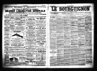 3 vues  - Le Bourguignon : journal de la démocratie radicale, n° 214, mercredi 10 septembre 1902 (ouvre la visionneuse)