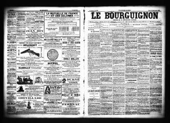 3 vues  - Le Bourguignon : journal de la démocratie radicale, n° 221, jeudi 18 septembre 1902 (ouvre la visionneuse)