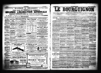 3 vues  - Le Bourguignon : journal de la démocratie radicale, n° 223, samedi 20 septembre 1902 (ouvre la visionneuse)