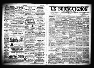 3 vues  - Le Bourguignon : journal de la démocratie radicale, n° 224, dimanche 21 septembre 1902 (ouvre la visionneuse)