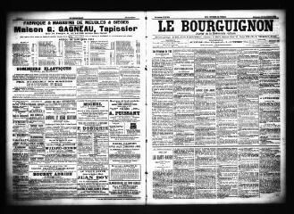 3 vues  - Le Bourguignon : journal de la démocratie radicale, n° 230, dimanche 28 septembre 1902 (ouvre la visionneuse)