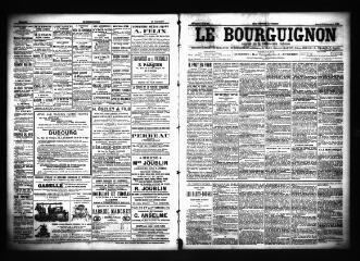 3 vues  - Le Bourguignon : journal de la démocratie radicale, n° 231, mardi 30 septembre 1902 (ouvre la visionneuse)