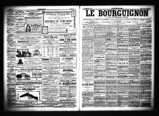 3 vues  - Le Bourguignon : journal de la démocratie radicale, n° 235, samedi 4 octobre 1902 (ouvre la visionneuse)