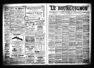 3 vues  - Le Bourguignon : journal de la démocratie radicale, n° 238, mercredi 8 octobre 1902 (ouvre la visionneuse)