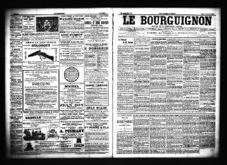 3 vues  - Le Bourguignon : journal de la démocratie radicale, n° 239, jeudi 9 octobre 1902 (ouvre la visionneuse)