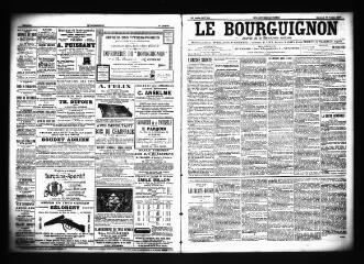 3 vues  - Le Bourguignon : journal de la démocratie radicale, n° 244, mercredi 15 octobre 1902 (ouvre la visionneuse)