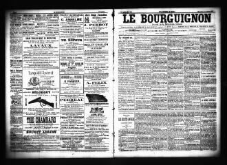 3 vues  - Le Bourguignon : journal de la démocratie radicale, n° 250, mercredi 22 octobre 1902 (ouvre la visionneuse)