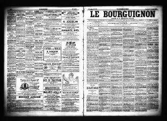 3 vues  - Le Bourguignon : journal de la démocratie radicale, n° 252, vendredi 24 octobre 1902 (ouvre la visionneuse)