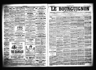 3 vues  - Le Bourguignon : journal de la démocratie radicale, n° 258, vendredi 31 octobre 1902 (ouvre la visionneuse)