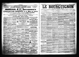 3 vues  - Le Bourguignon : journal de la démocratie radicale, n° 266, mardi 11 novembre 1902 (ouvre la visionneuse)
