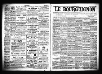 3 vues  - Le Bourguignon : journal de la démocratie radicale, n° 267, mercredi 12 novembre 1902 (ouvre la visionneuse)