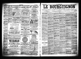 3 vues  - Le Bourguignon : journal de la démocratie radicale, n° 268, jeudi 13 novembre 1902 (ouvre la visionneuse)
