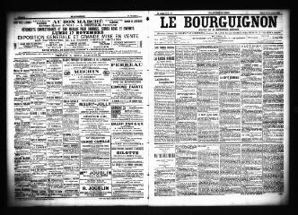 3 vues  - Le Bourguignon : journal de la démocratie radicale, n° 272, mardi 18 novembre 1902 (ouvre la visionneuse)